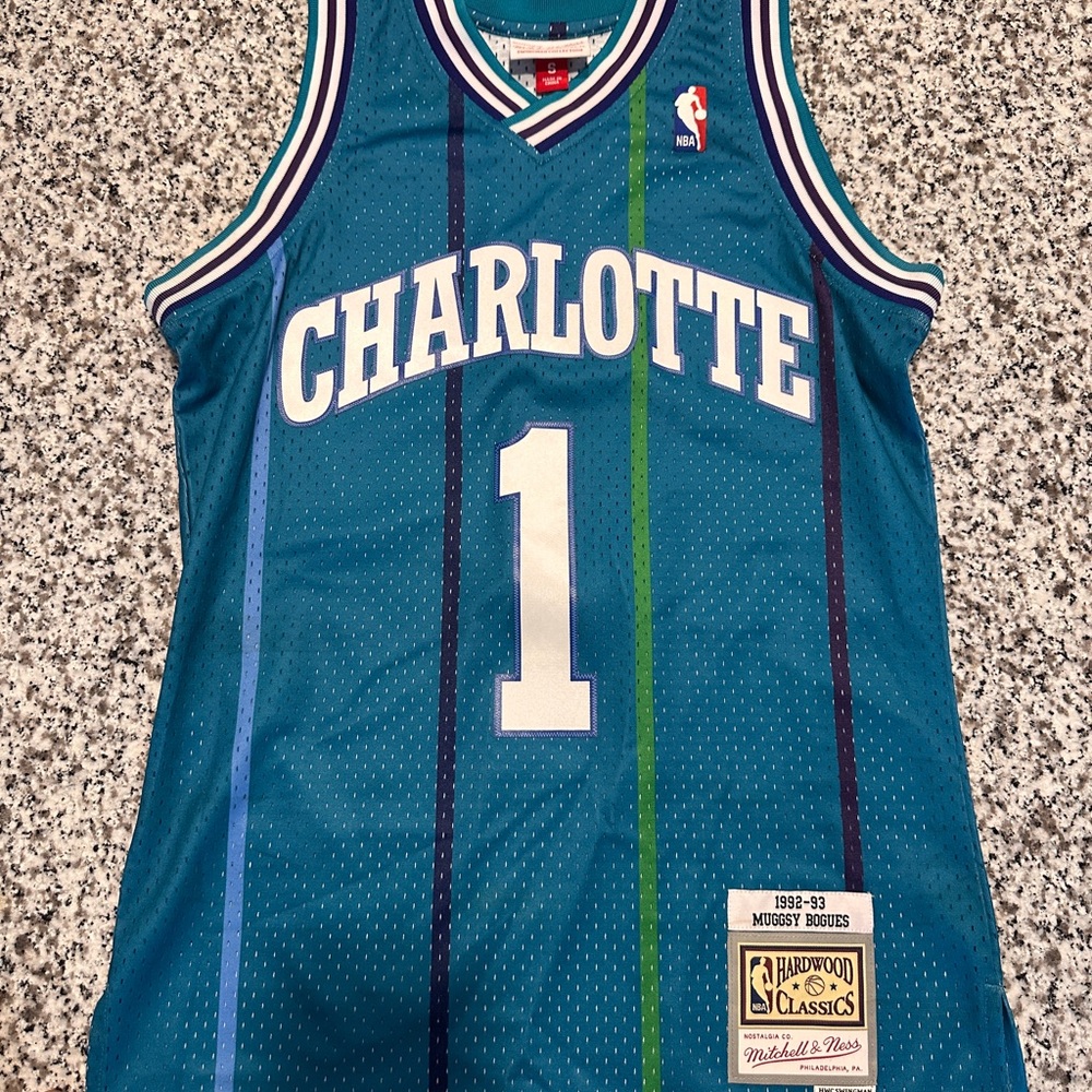 Mitchell & Ness Teal Charlotte Jersey